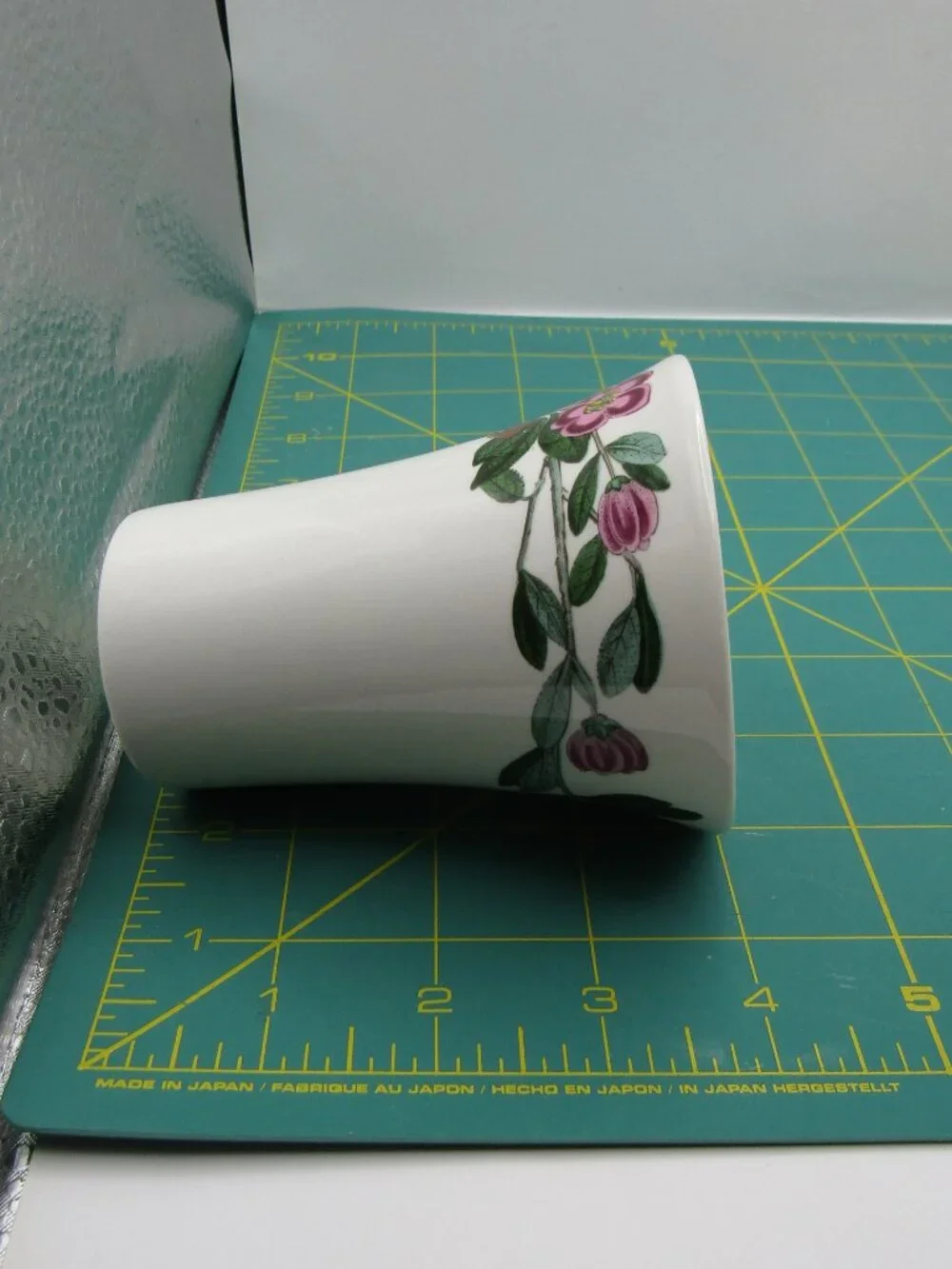 Portmeirion Ceramic Toothbrush Holder, Tumbler and Soap/Lotion Dispenser